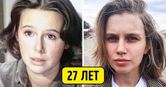 Посмотрите, как выглядели звезды советского и современного поколений в одном возрасте