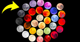 Почему Луна выглядит разноцветной?