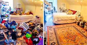 16 фотографий «до и после», которые иллюстрируют магическую силу уборки