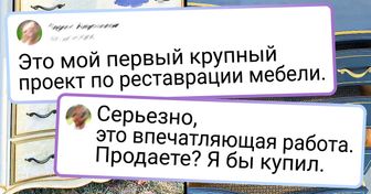 20+ случаев, когда старую мебель преобразили до неузнаваемости за копейки