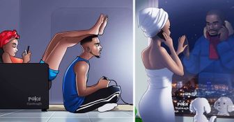 Ганский художник рисует отношения так, что в них легко узнает себя каждая пара