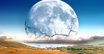 Что произойдет, если Луна врежется в Землю