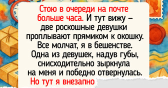 16 человек хотели забрать или отправить посылку, и начался такой квест, что хоть сериал снимай