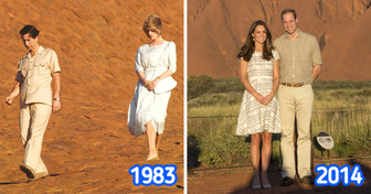 Мы сравнили фотографии разных поколений королевской семьи в похожих ситуациях