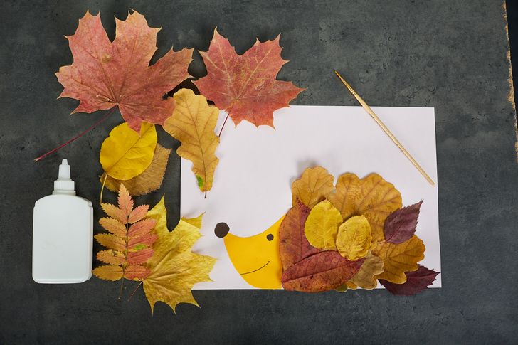 Поделка из бумаги «Осенние листья» - мастер-класс
