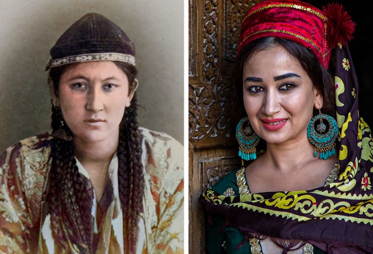 15 красноречивых примеров того, как изменились женщины из разных стран за последние 100 лет