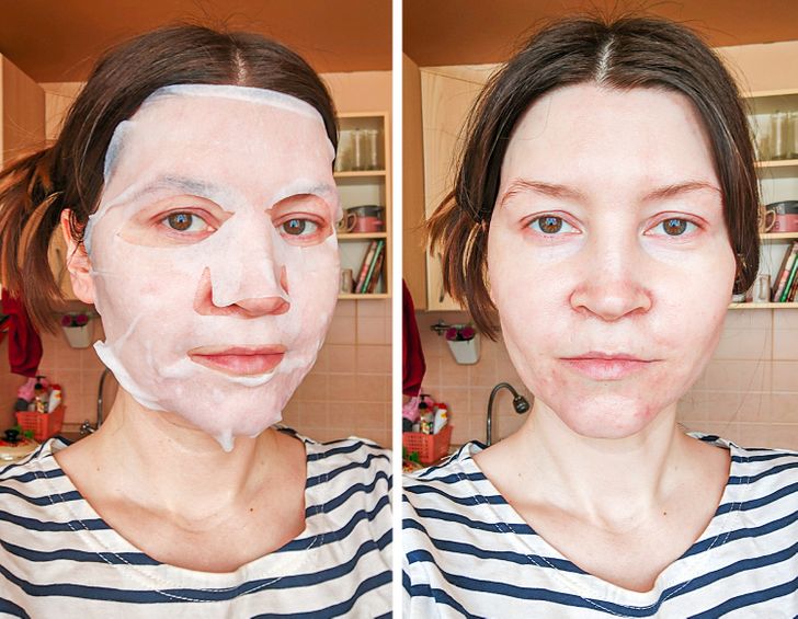 Я месяц каждый день наносила тканевую маску, и вот что стало с моей кожей  лица / AdMe