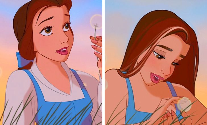 Как бы выглядели принцессы Disney, если бы родились в наше время