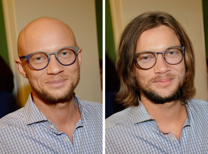 Как бы выглядели 20+ наших знаменитых мужчин, если бы они решили отрастить длинные волосы