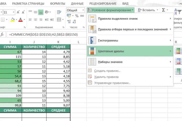 Функции excel самое нужное 2020