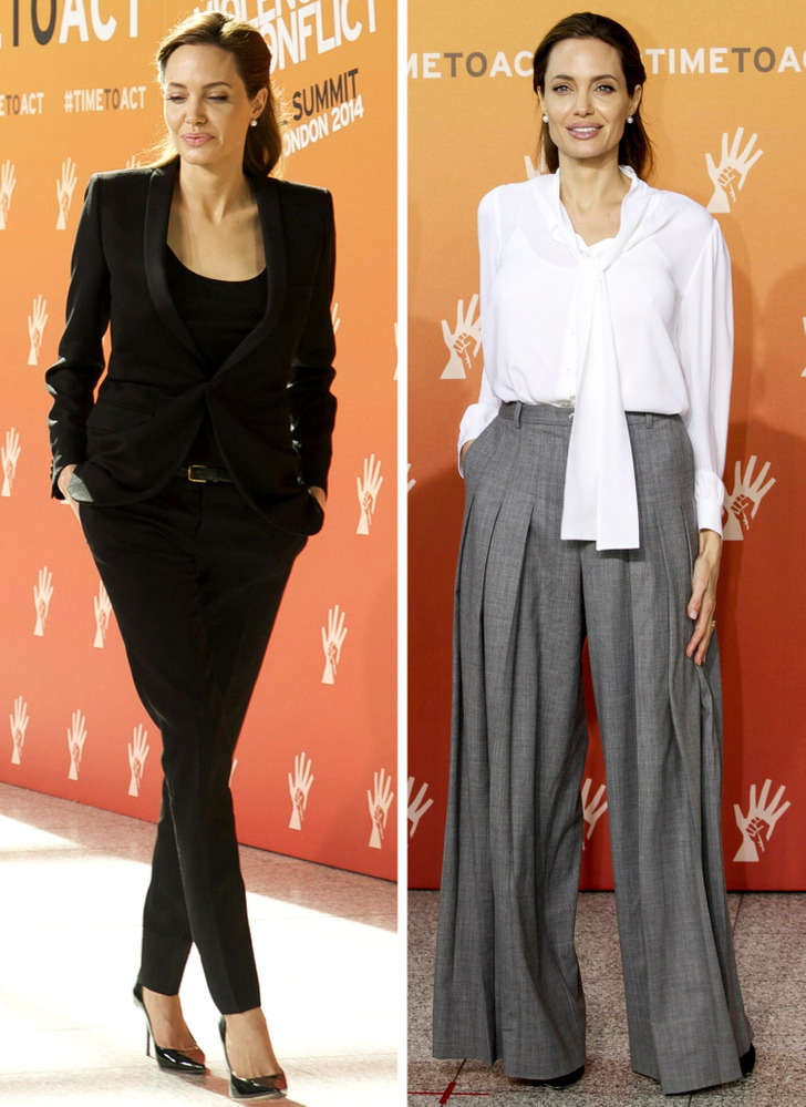 Как менялись модные предпочтения Анджелины Джоли: фото